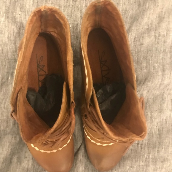 Sixty Seven lace up leather booties size 38 - Picture 8 of 8